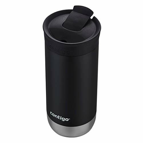 Black Contigo travel mug with lid