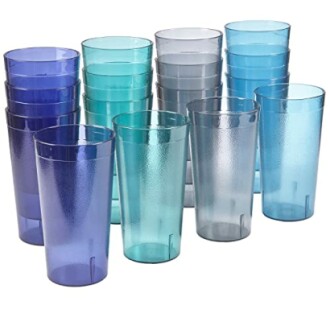 US Acrylic Cafe Plastic Reusable Tumblers